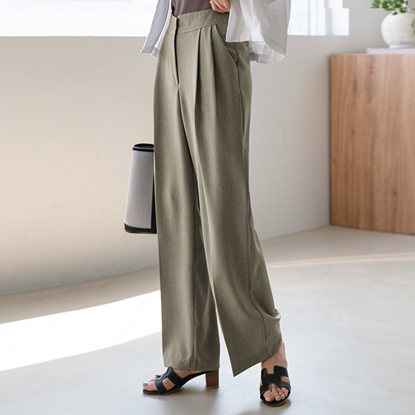 찰랑 투핀턱 Summer Slacks