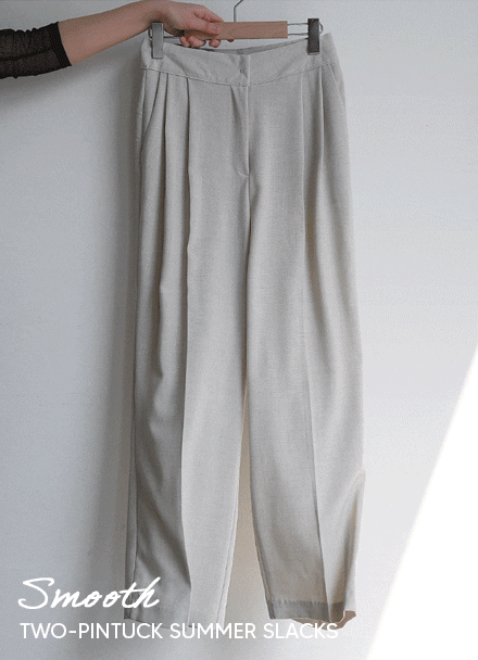찰랑 투핀턱 Summer Slacks Korea