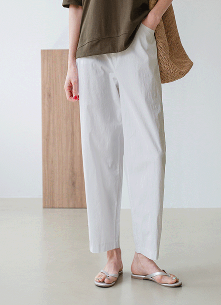 바스락 Baggy 뒷밴딩 Pants Korea