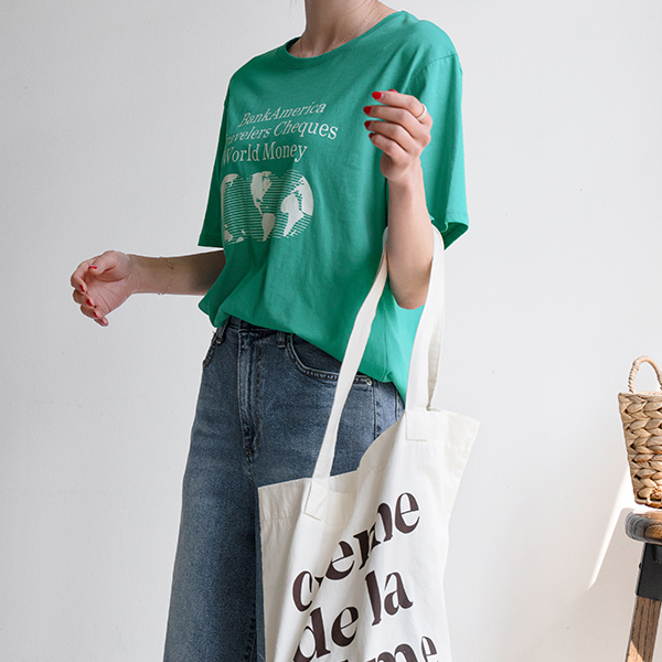 월드 printing Short-sleeve T-shirt