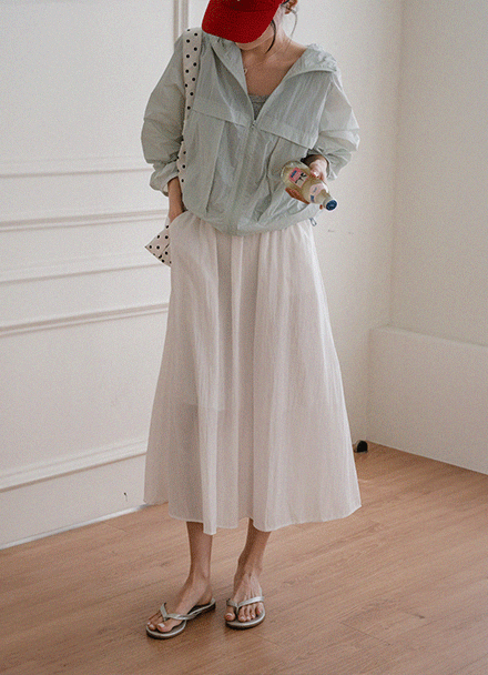 Rich Rustling Hood string Jumper Korea