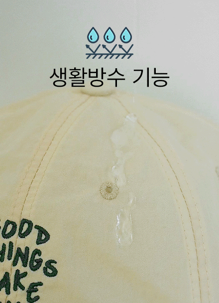 Rustling Good Think Lettering Ball Cap Korea