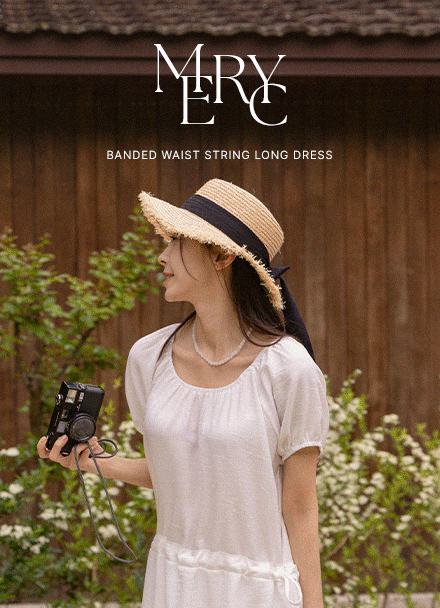 Mercy Banding string Long Dress Korea