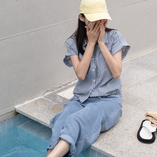 쿨 찰랑 와이드 텐셀 Denim