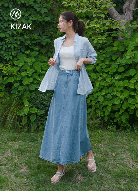 Perfect Denim Skirt (Dart A-line) Korea