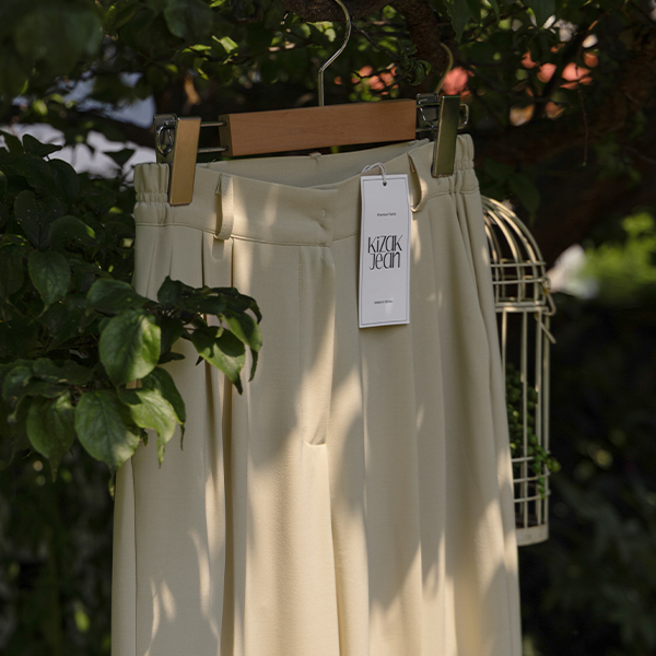 Perfect Pants 85ver (two-pin tuck side band)