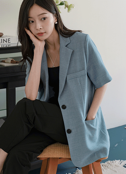 Cool Short-sleeve Harp Jacket Korea