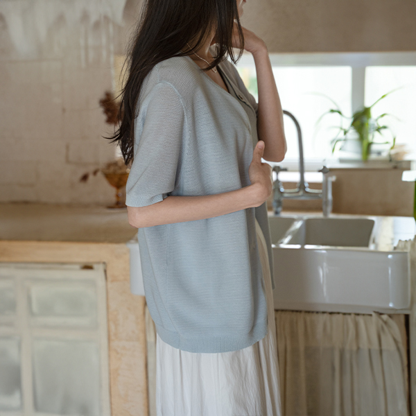Anne Short-sleeve Knitwear Cardigan