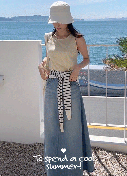 Chewy Modal Sleeveless shirts Korea