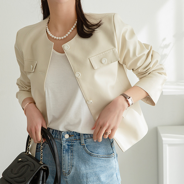 Joy Leather Jacket C030724