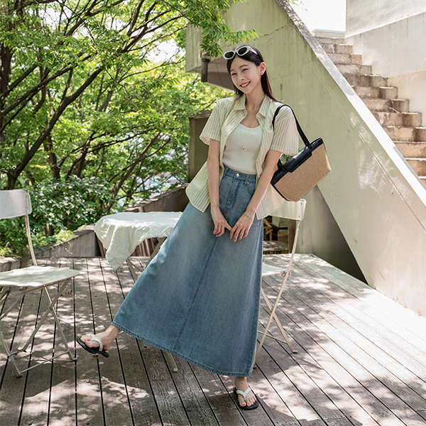 Jane Stripe Short-sleeve Shirt