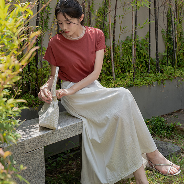 [valyou] 보드리 Span Short-sleeve T-shirt