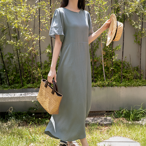 Coy Round Sleeve Dress