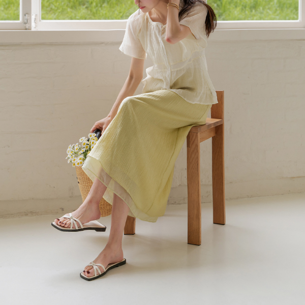 Fresh Double Banding Skirt