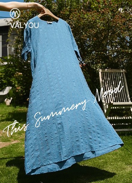 [valyou] 리뉴 Summer 시어서커 Dress Korea