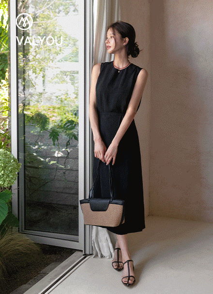 [valyou] Monet Belt Sleeveless Dress Korea