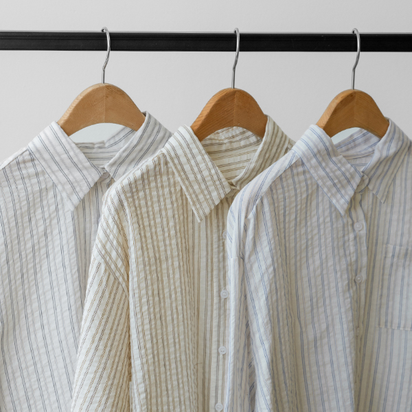 로지 Stripe 포켓 Shirt