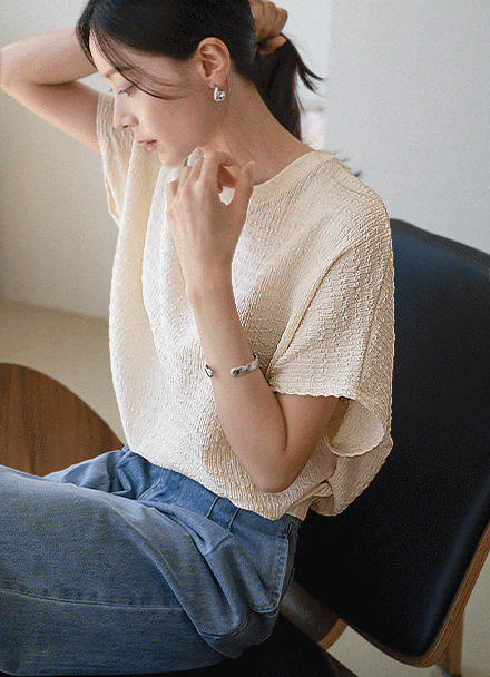 핏블랑 Wrinkle Banding T-shirt Korea