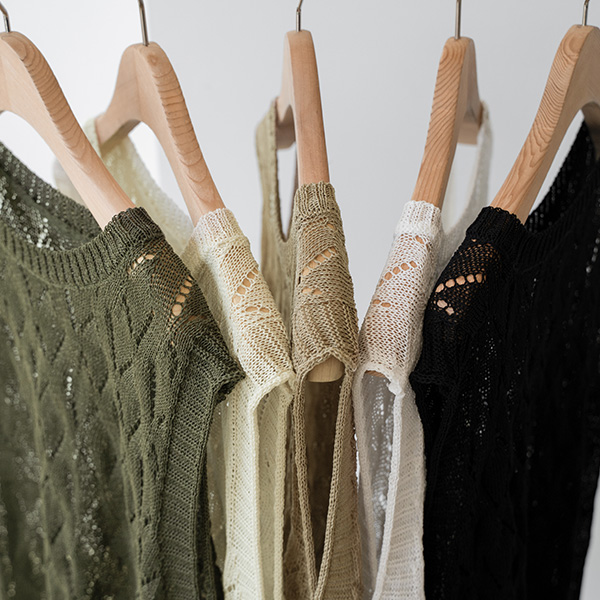 Side Button Scotch Knitwear Vest