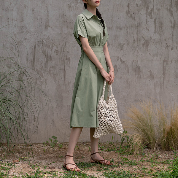 [valyou] Hepburn Shirt Dress