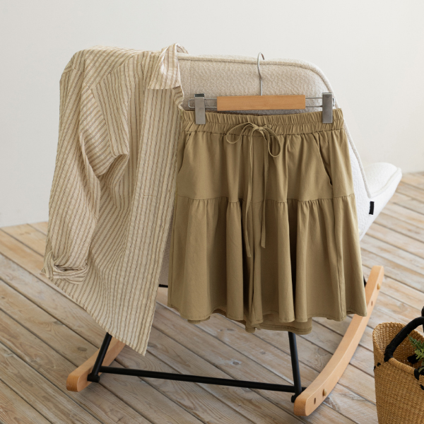 Incisional Cool Rustle Banding Shorts