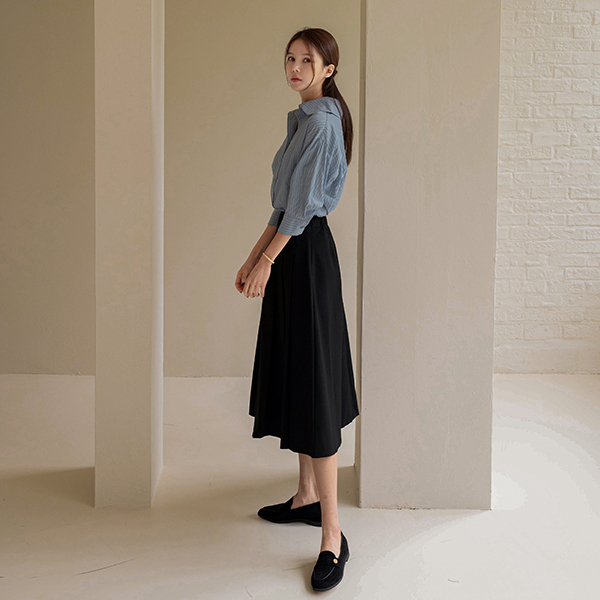키작아도 에이 Pleats Skirt