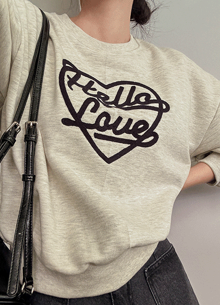 Hello Patch Sweatshirt Korea