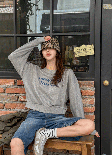 메종 체인자수 sweatshirt Korea