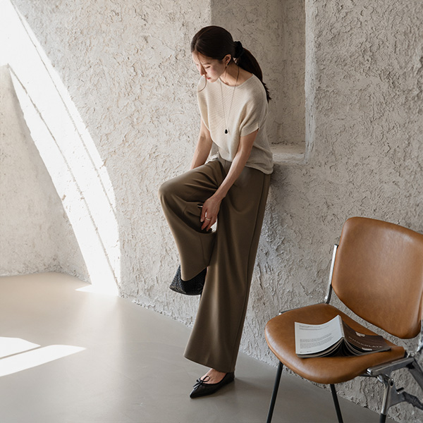 No.1 Span Wide Slacks