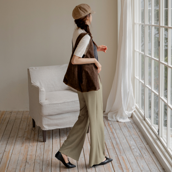Perfect Pants 88ver (autumn two-pin tuck side band)
