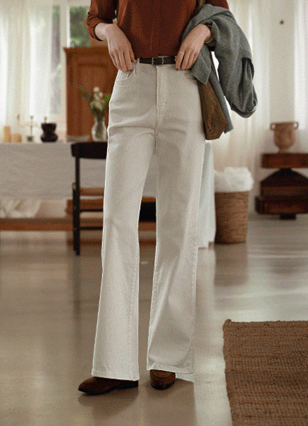Magic Span Simple Wide Pants Korea