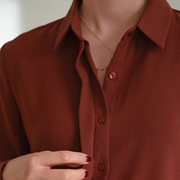 [Special Sale] Hidden Button Wrinkle Free Blouse