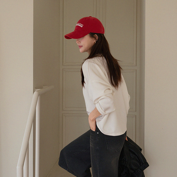 Soft Loose UnbalancedT-shirt