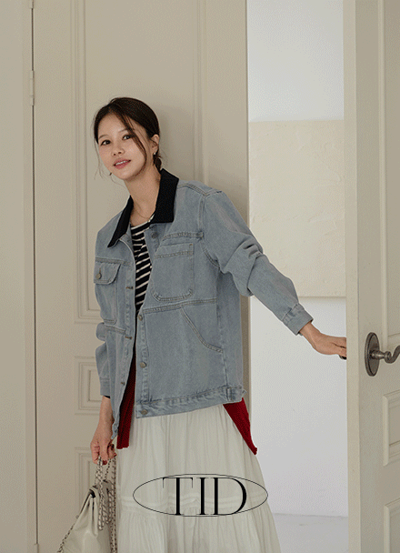 Tide Over Denim Jacket Korea