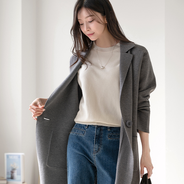 [valyou] One-ver Collar Jacket
