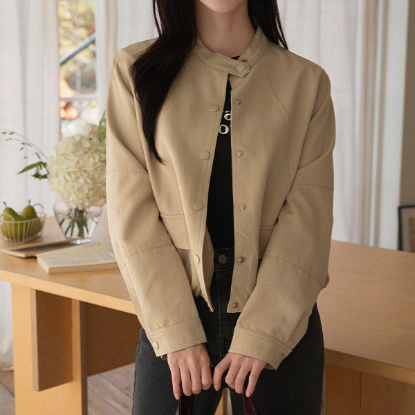 [Special Sale] Vine China Neck Button Short Jacket