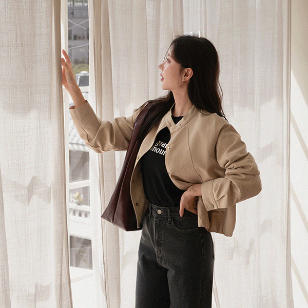 [Special Sale] Vine China Neck Button Short Jacket