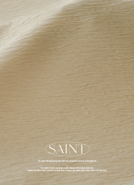 St. Slit Banding Skirt Korea
