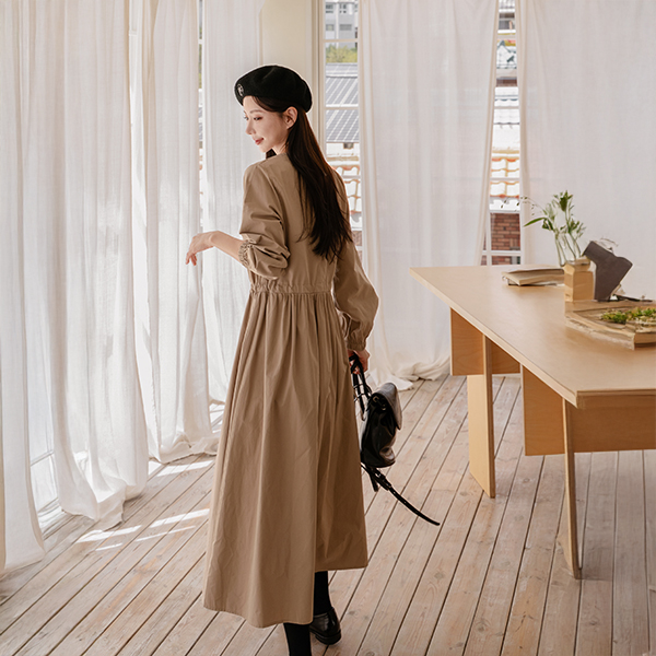 오브 Long 코튼 Dress