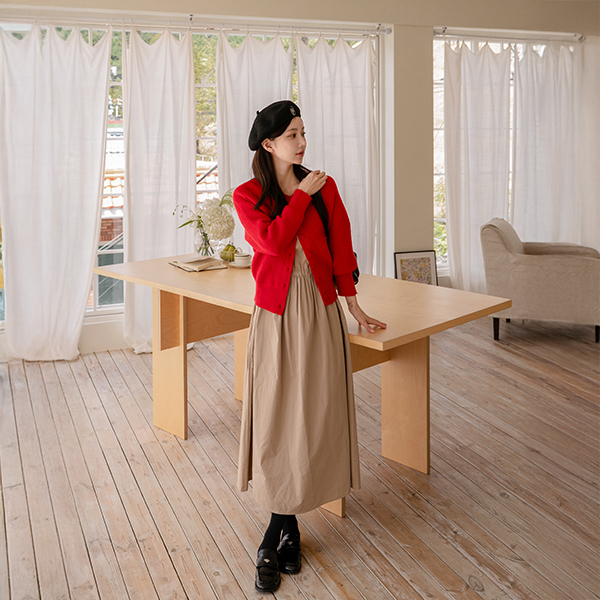 오브 Long 코튼 Dress