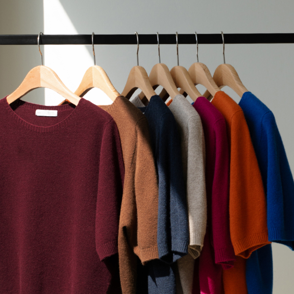Holgament Wool Balloon Round Knitwear