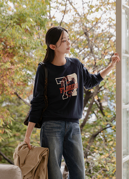 luck 세븐 nagrang sweatshirt Korea