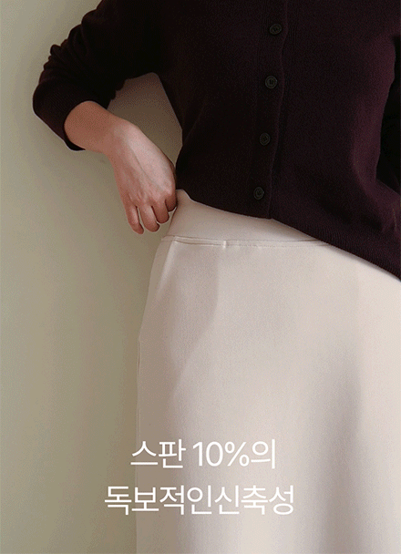 Banding Span 양 트임 Skirt Korea