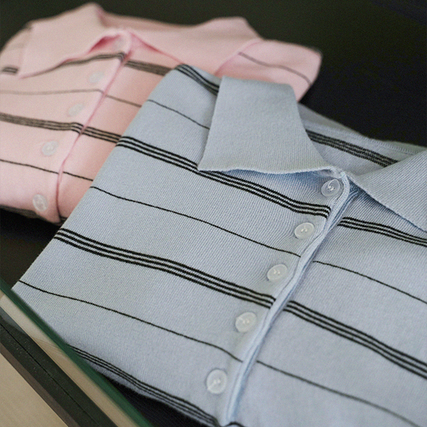 [Special Sale] Ramble Stripe Collar Knitwear