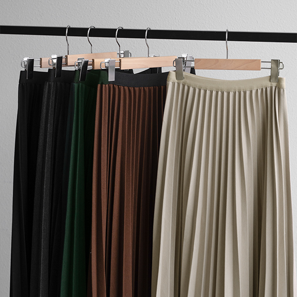 [valyou] Wool Pleats Skirt