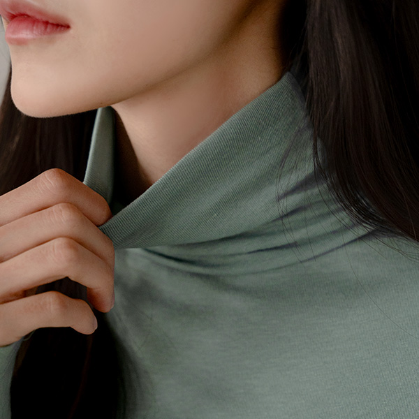 Hardy Tencel Turtleneck T-shirt