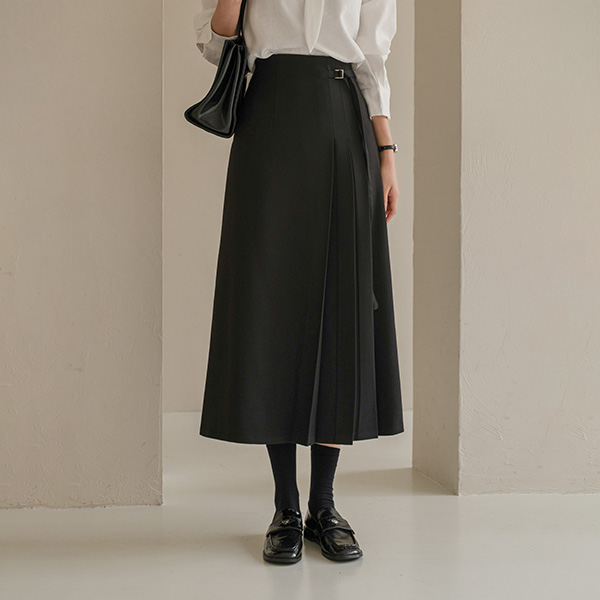 로미 사이드 Belt Rong skirt