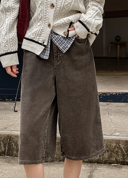 다잉 Corduroy 버뮤다 Pants Korea