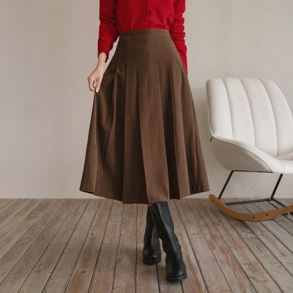 키작아도 에이 Pleats Skirt (Winter)