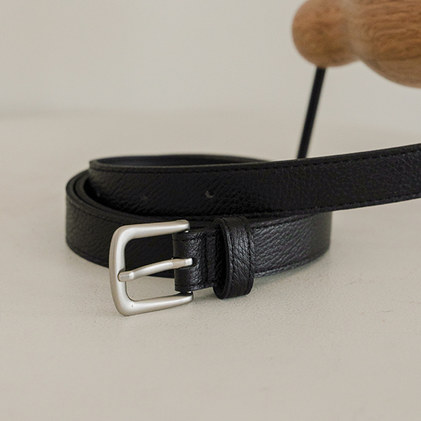 Square Matt Silver Belt